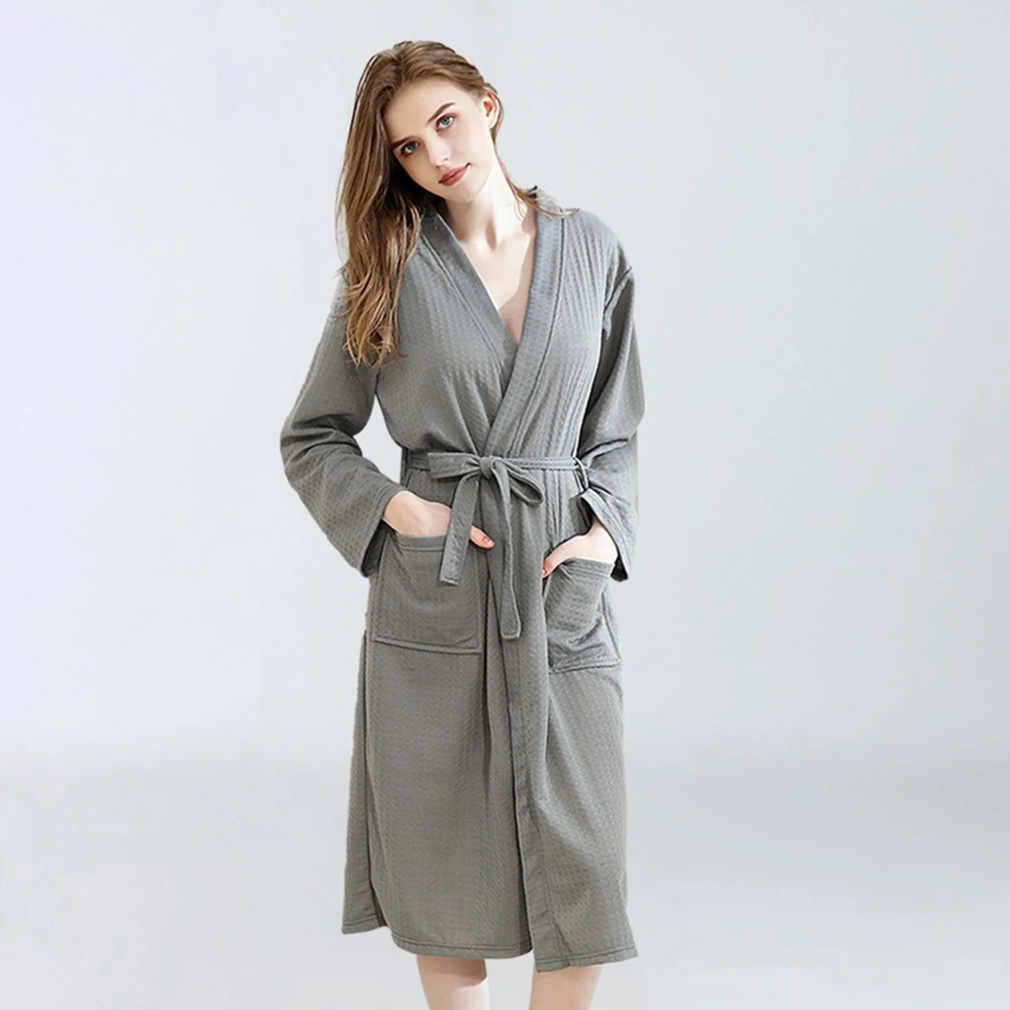Soft Quick Dry Unisex Sauna Robe Apparel 2