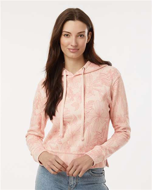 Women's Maddie Floral Print Hooded Sweatshirt - W24105 22