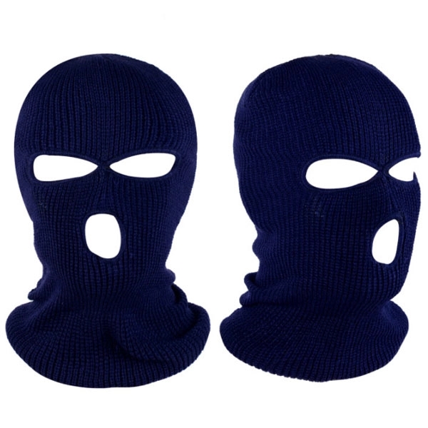 3-Hole Balaclava Knitted Full Face Ski Cover Mask 11
