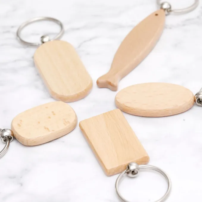 Wooden Keychain Blanks 7