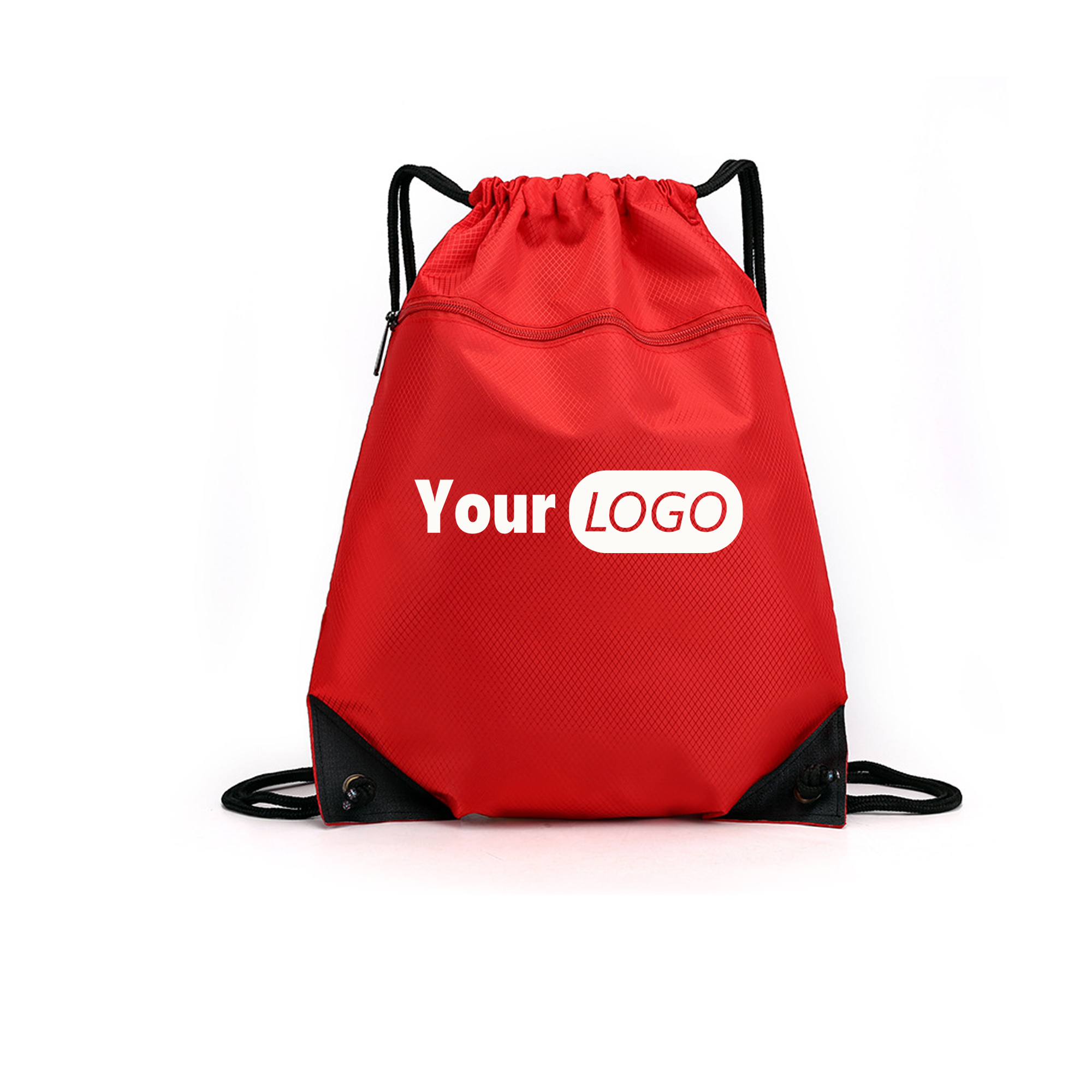 Large Zippered Cinch Pack 3