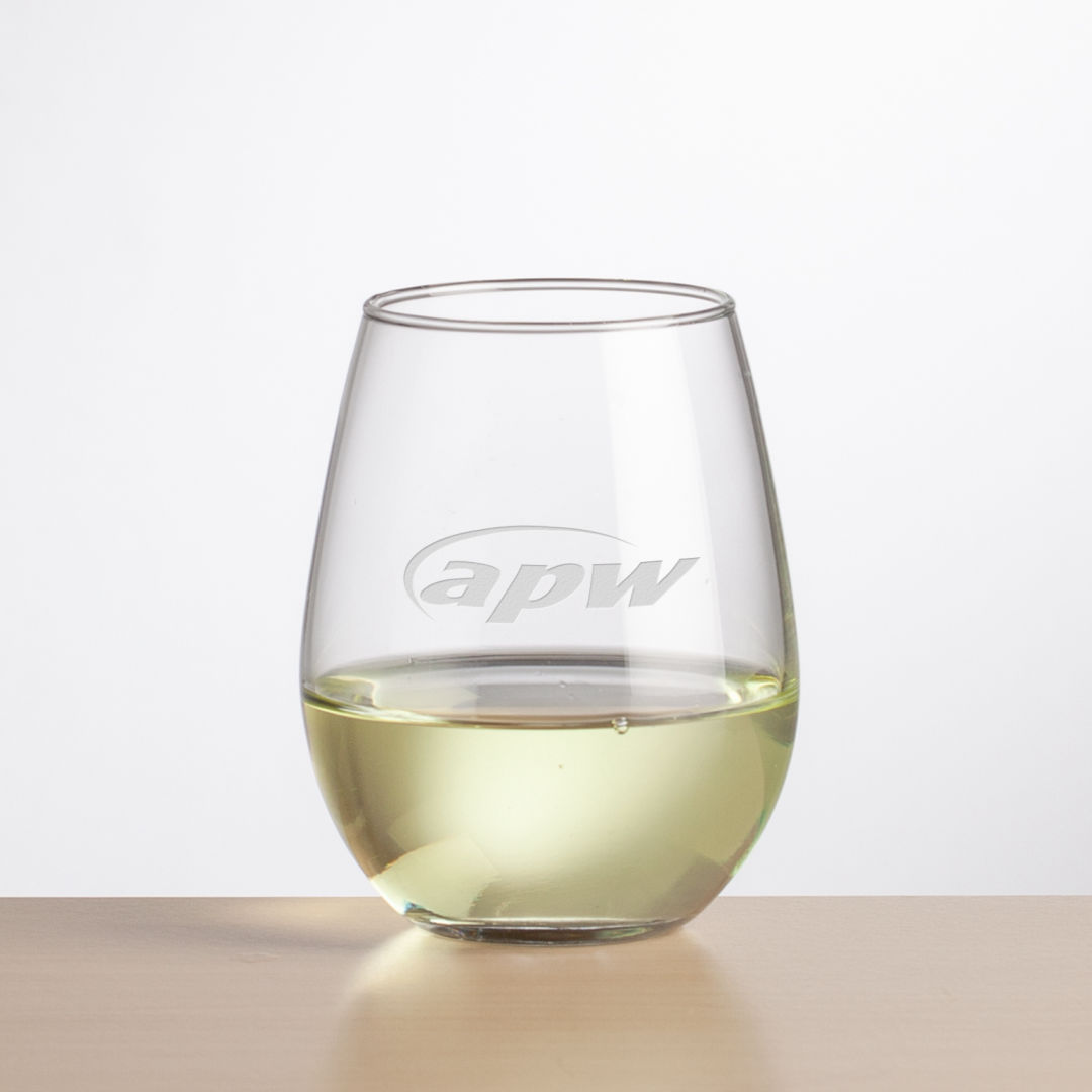 Ossington Stemless Wine - 12oz/16.75oz/17oz - Deep Etch 15