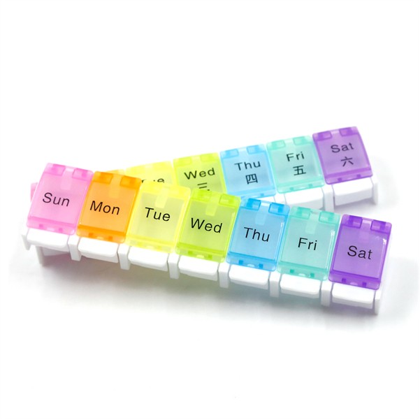 Button Weekly Pill Dispensers 2