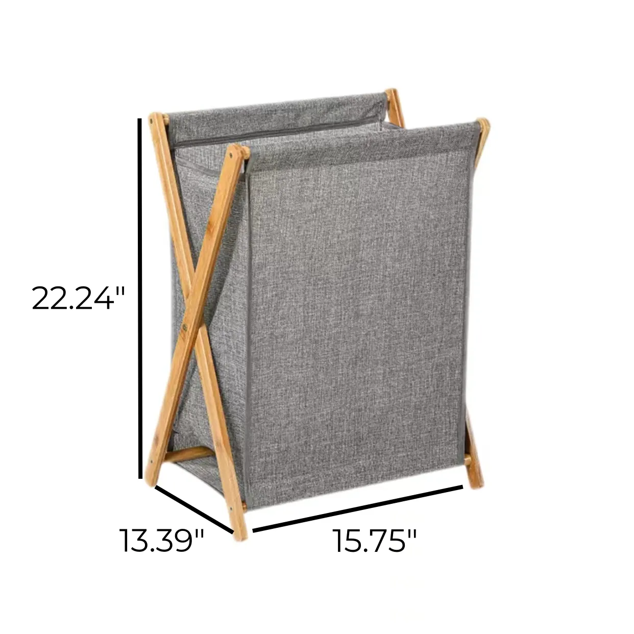 Foldable linen large capacity storage basket 4