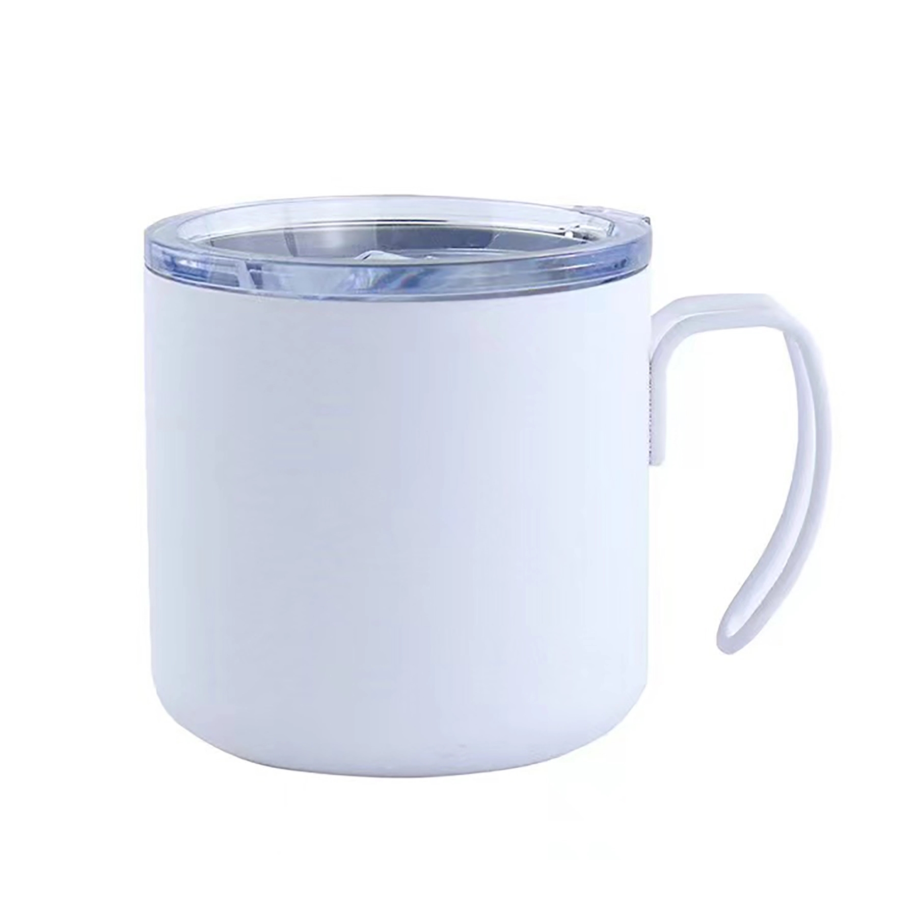 14Oz Stainless Steel 2-Layer Vacuum Insulation Cup W/ Lid 2