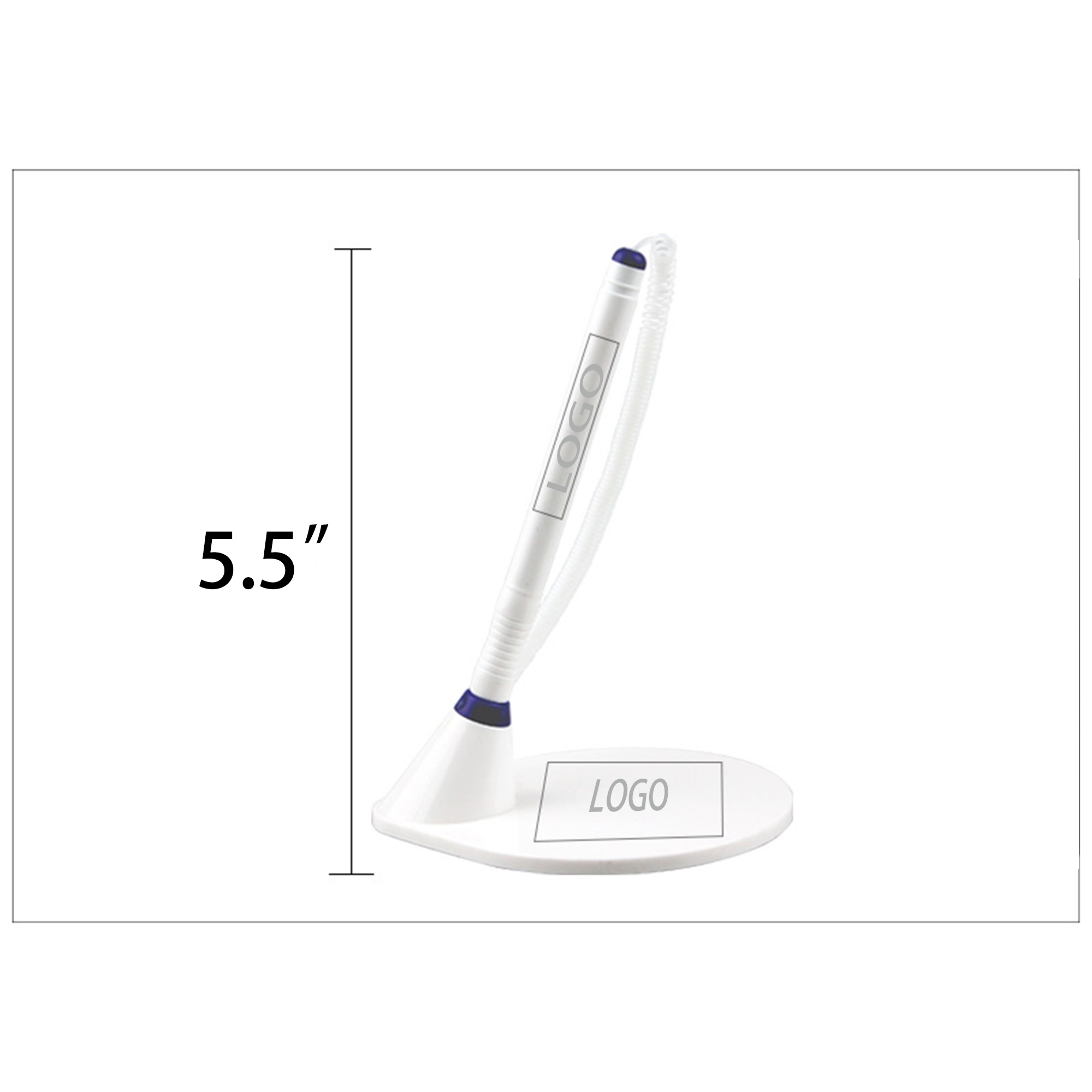 Custom Logo Signing Pen With Plastic Stand And Smooth Ink 1