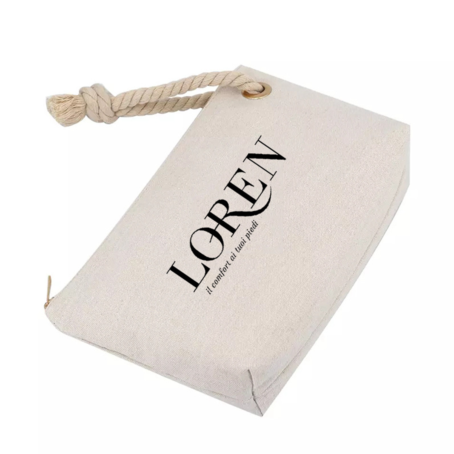 Portable Canvas Cord Hand Bag 1