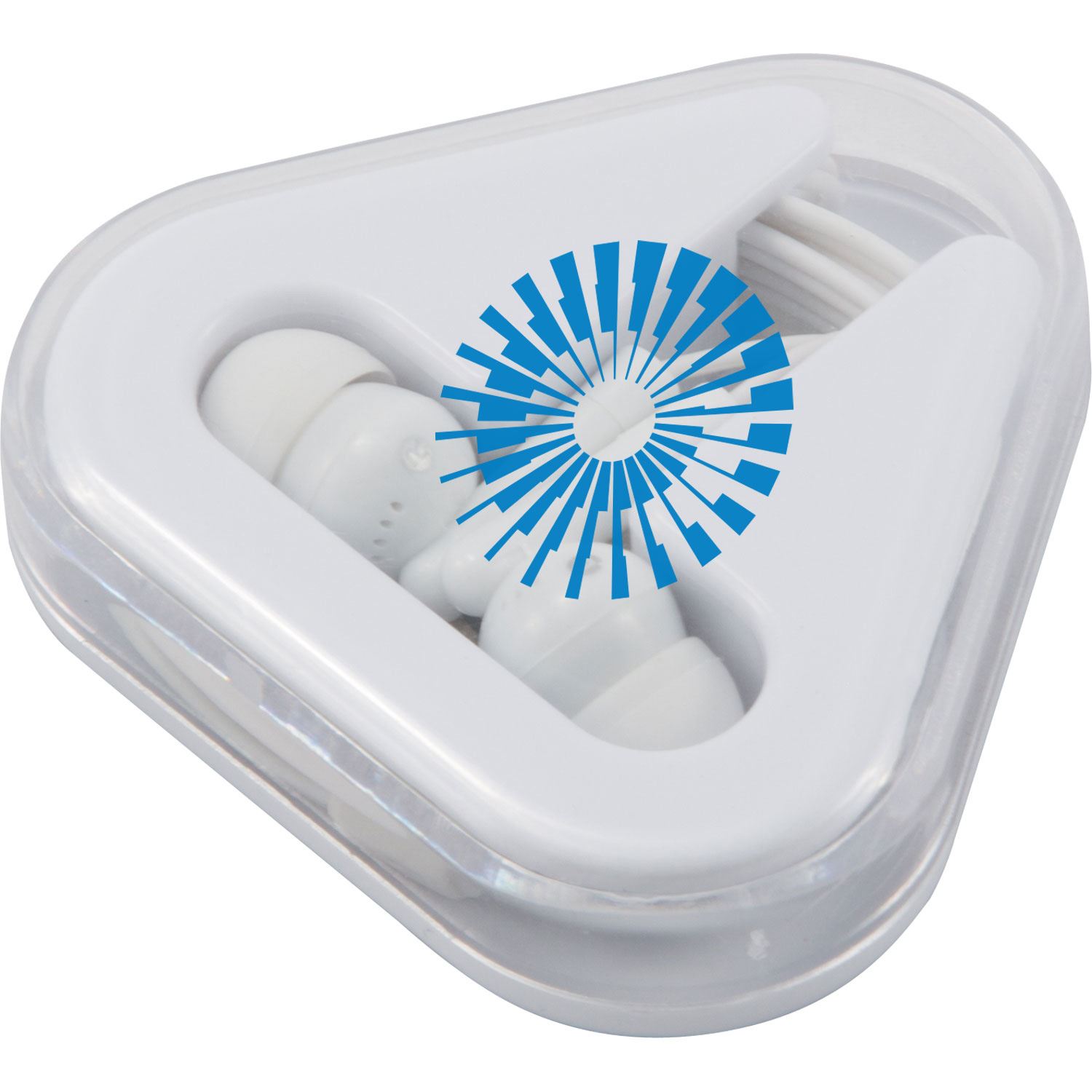 Ear Buds in Triangular Case 3