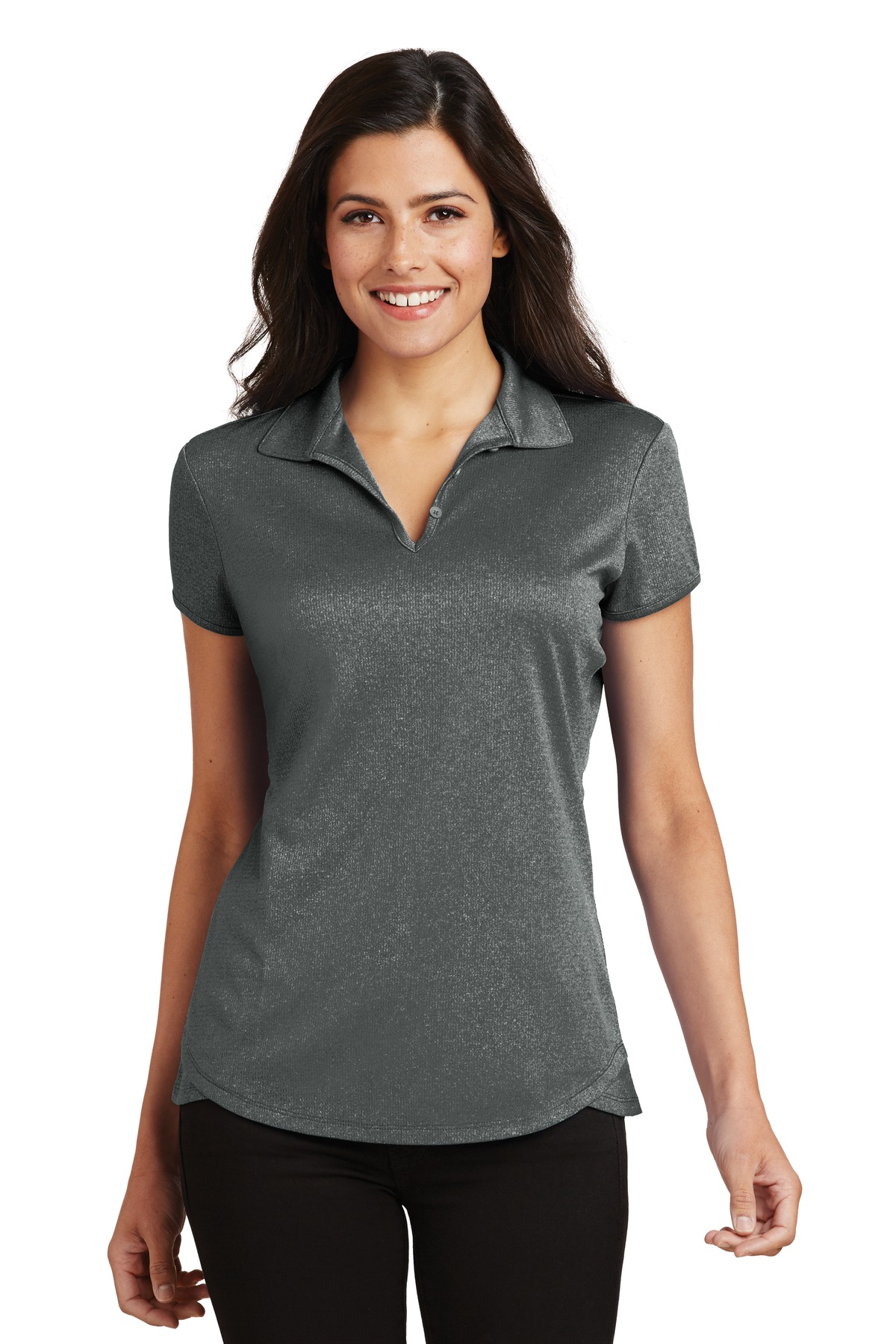 Port Authority Women's Trace Heather Polo. L576 4