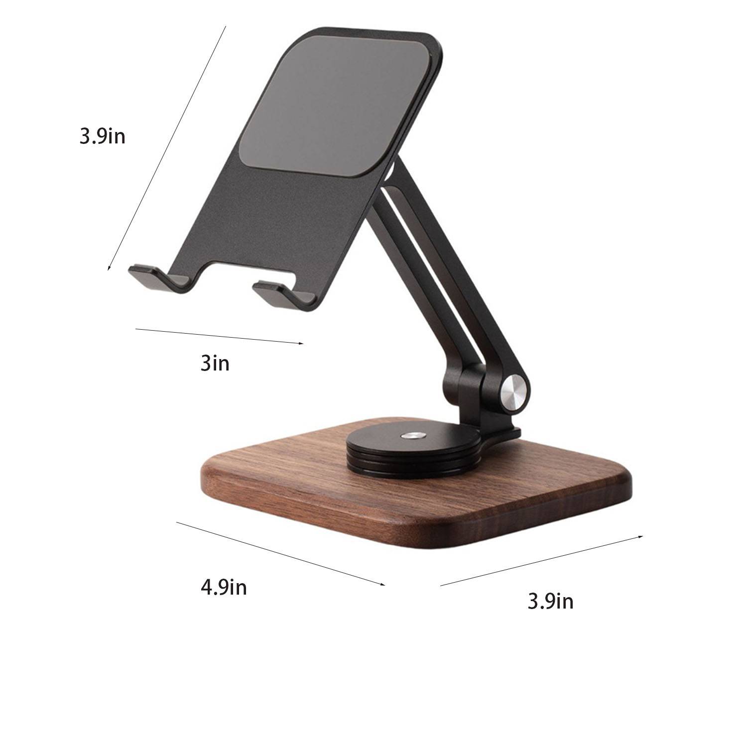 Black Walnut Phone Stand 2