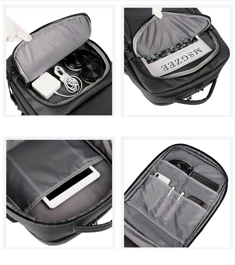 Business Travel Laptop Backpacks with USB Charging Port 20