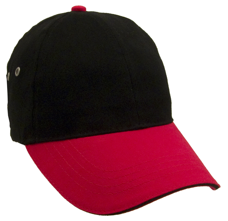 Constructed Lightweight Brushed 2-Tone Cotton Twill Sandwich Cap 10
