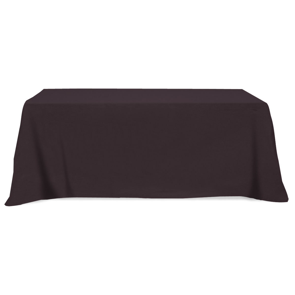 Flat Poly/Cotton 4-sided Table Cover - fits 8' standard table 9