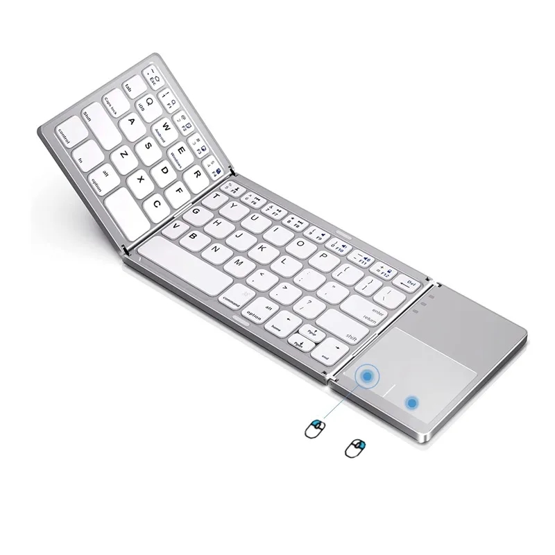 Foldable Keyboard with Touchpad 4
