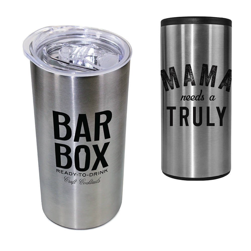 12 oz. Stainless Slim Tumbler/Can Cooler 1