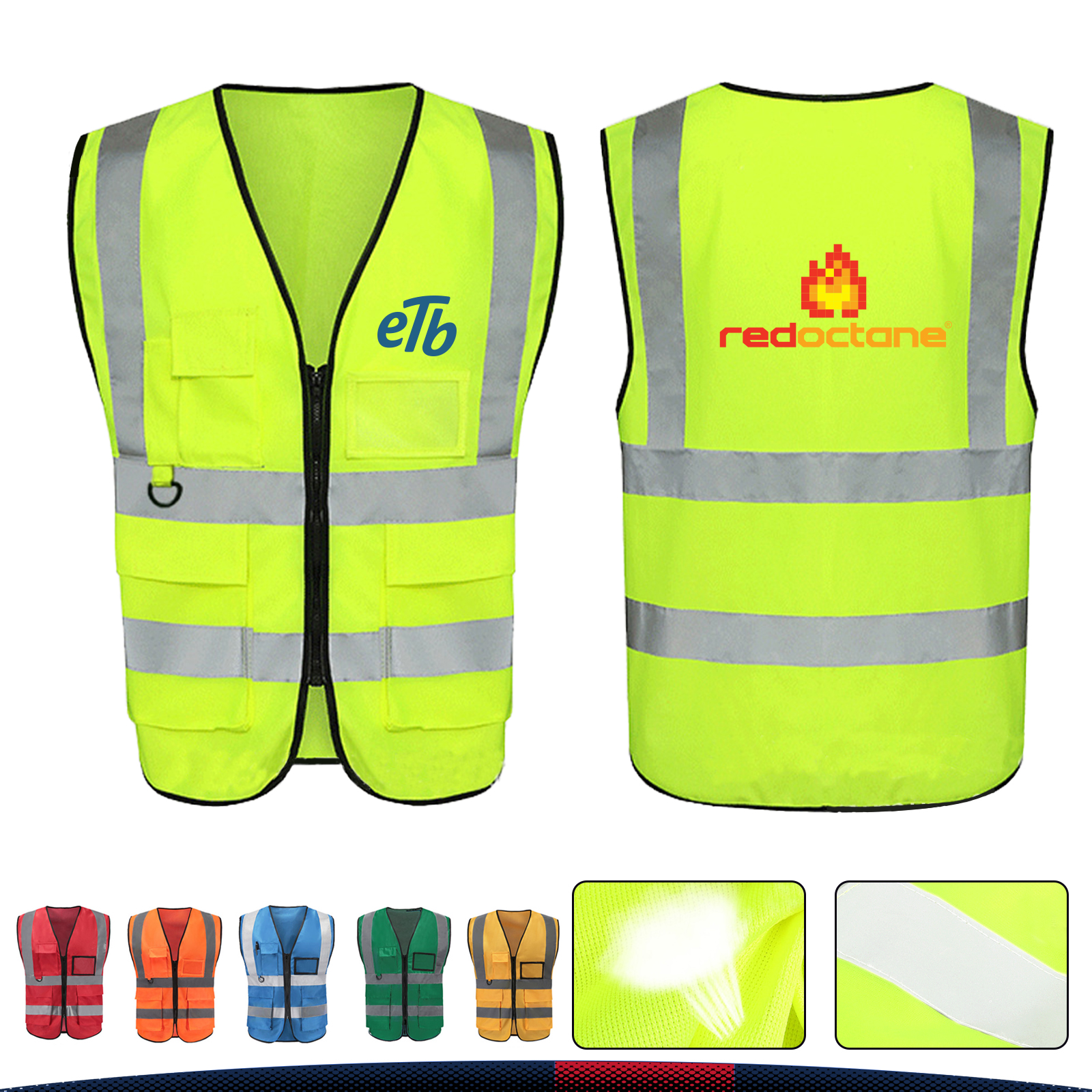 Adult Reflective Safety Vest 6