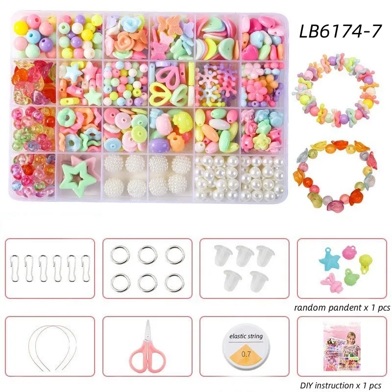 BULK Kids Jewelry Making Kit DIY Bracelet Set Beads Supplies 26