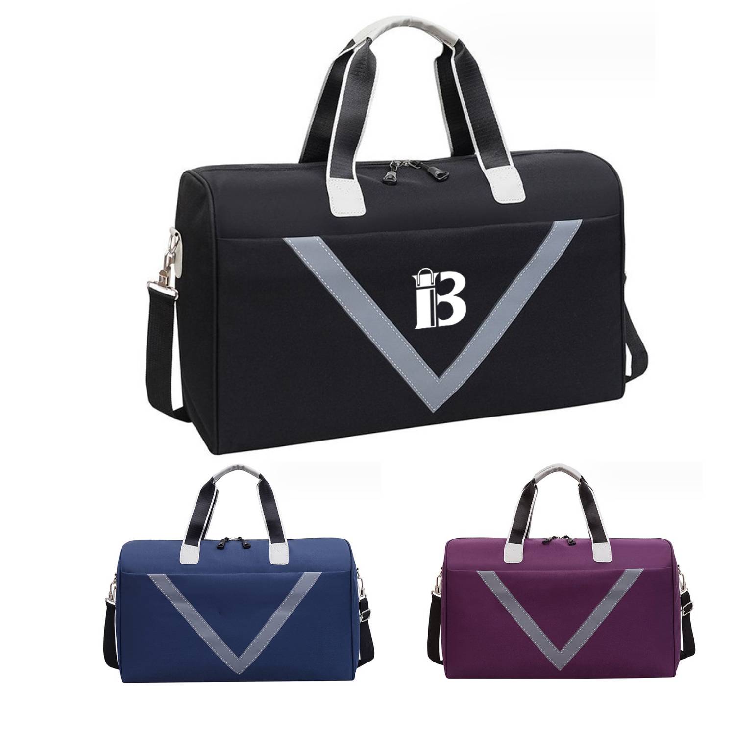 Large Capacity Portable Polyester Duffel Bag 7