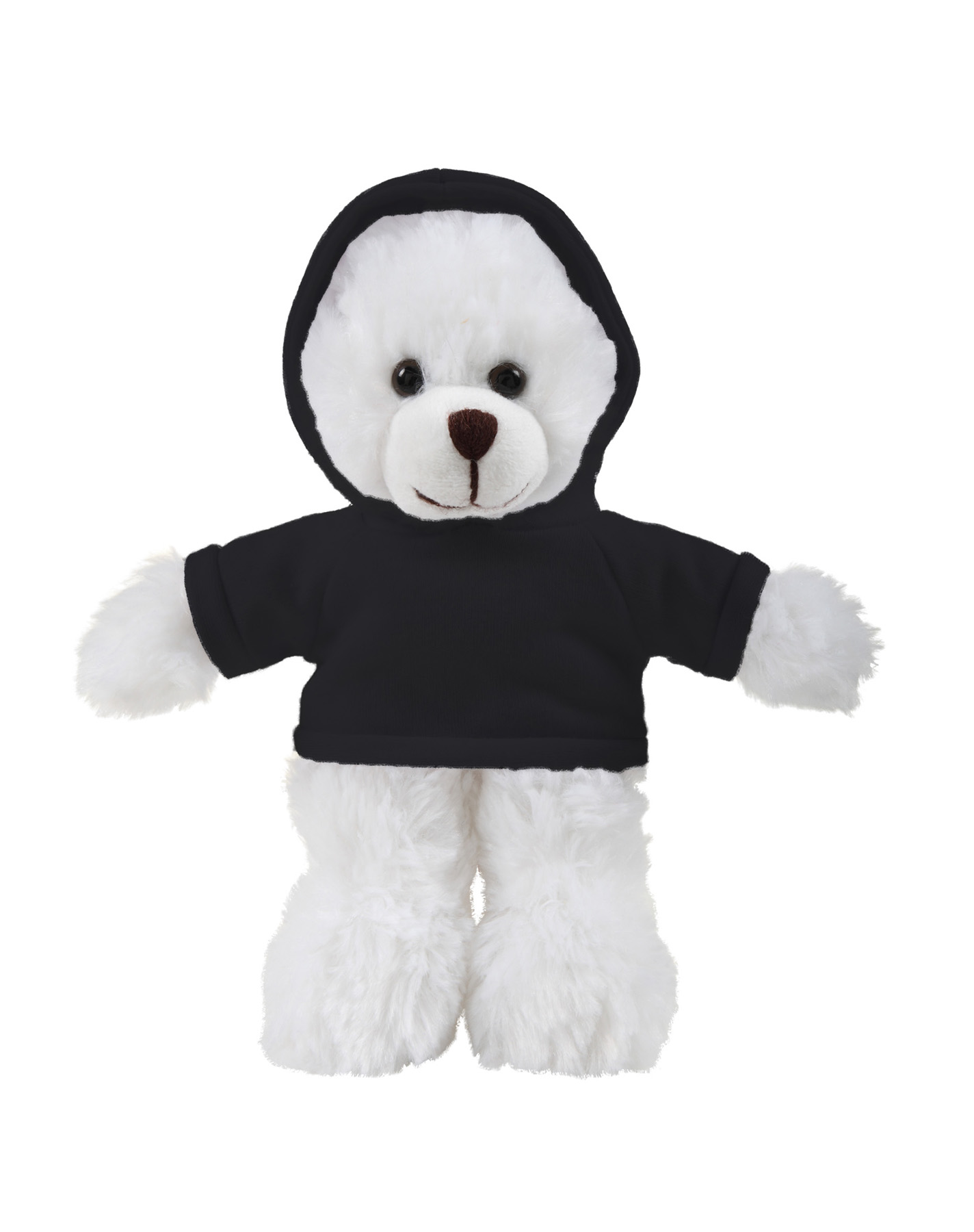 soft plush White Bear with hoodie 9