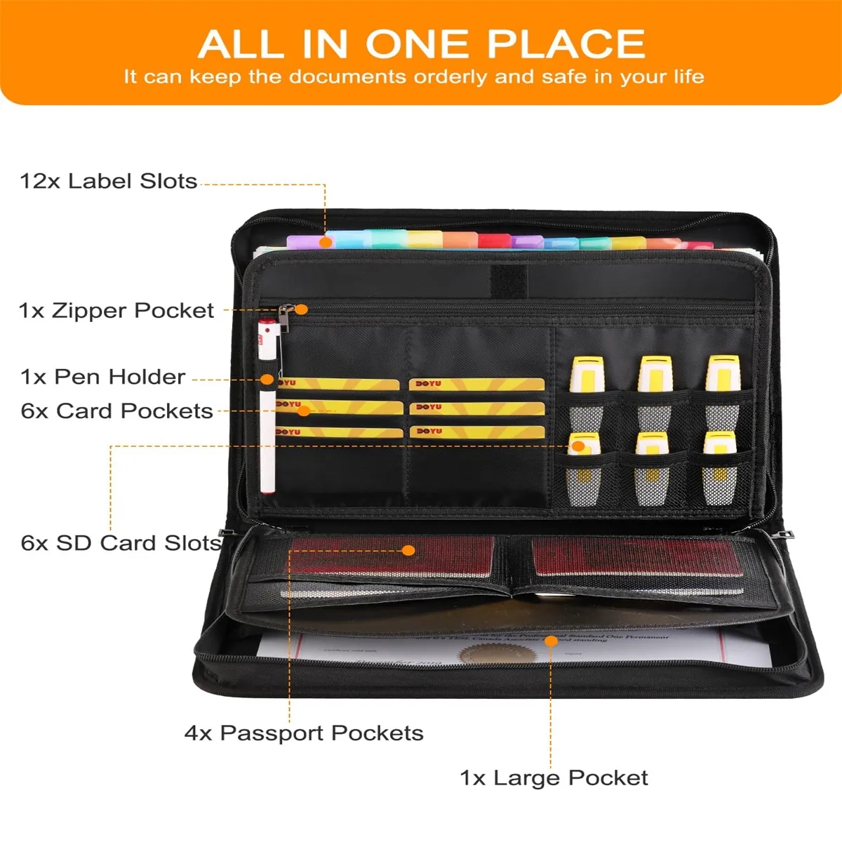 Accordion File Organizer 4
