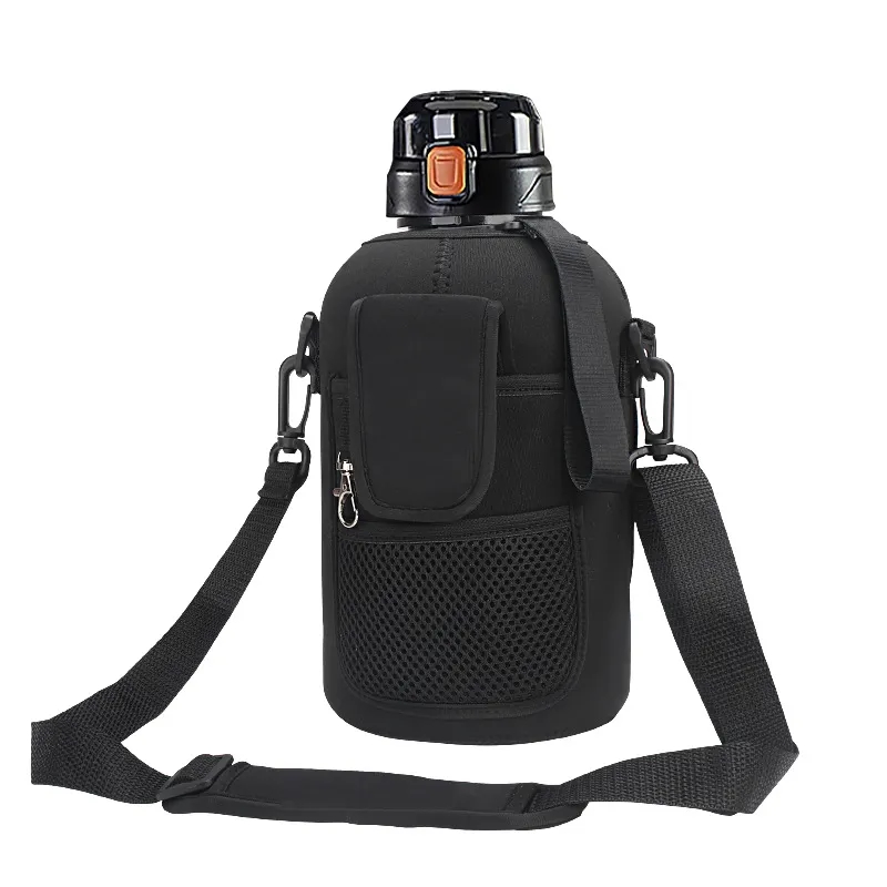 Half Gallon Water Bottle With Storage Sleeve 3