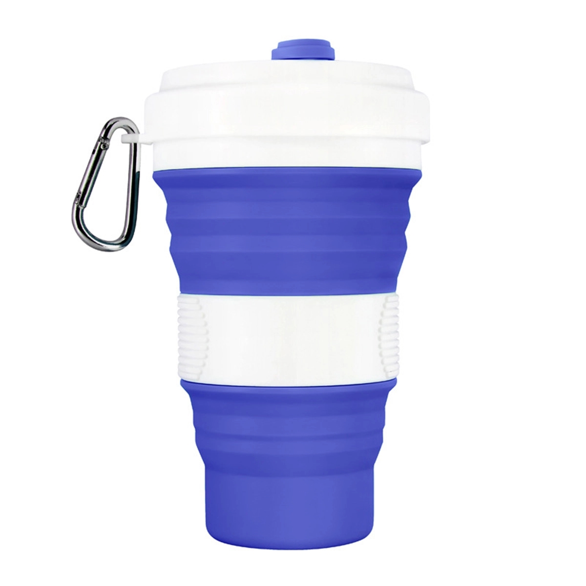 Folding Silicone Travel Cup With Lids 4