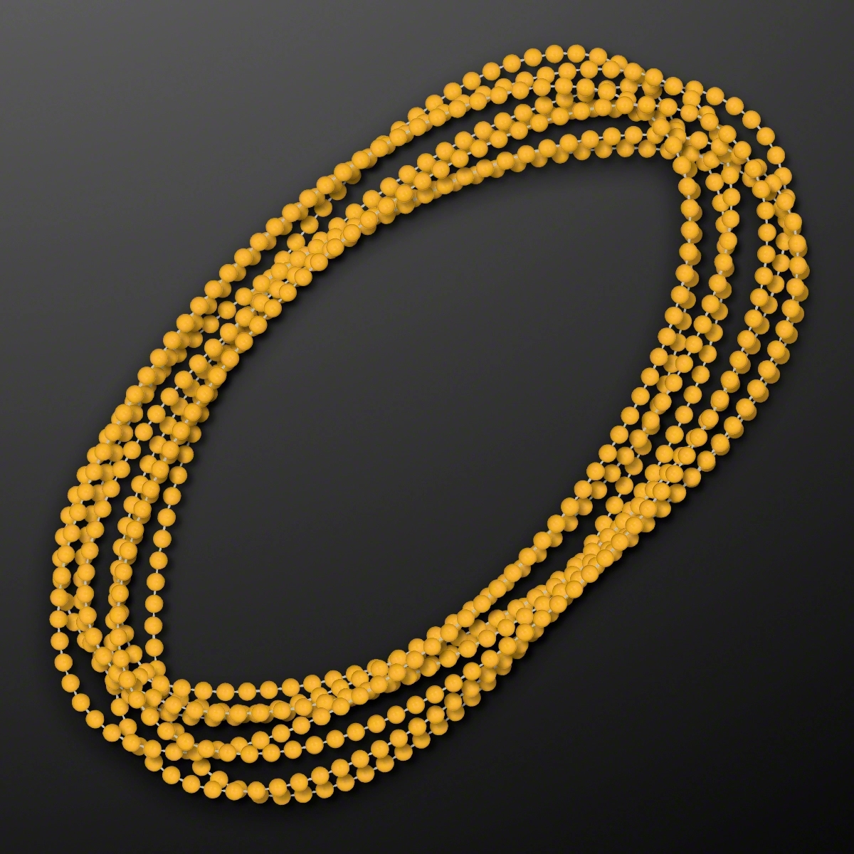 7MM 33" Round Beaded Necklaces 31