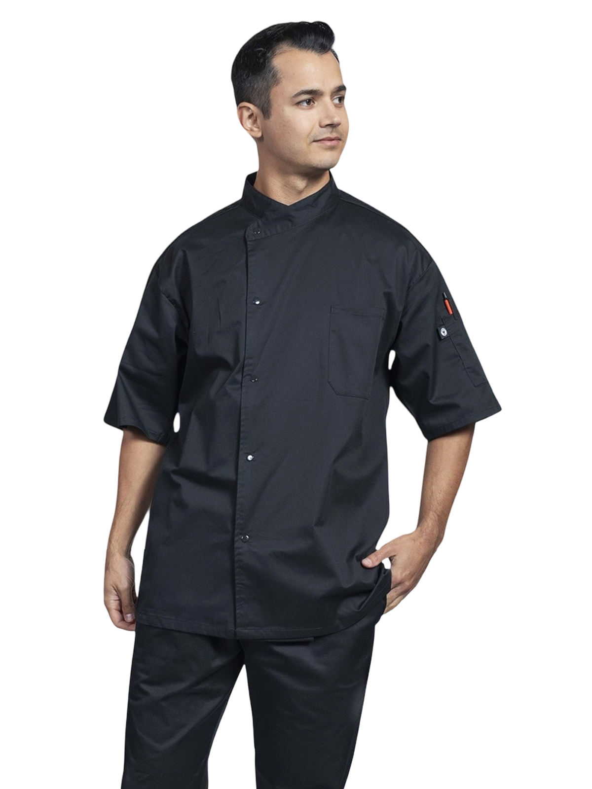 Uncommon Chef - Lycra - Unisex 2-Pocket Luca Chef Coat 4
