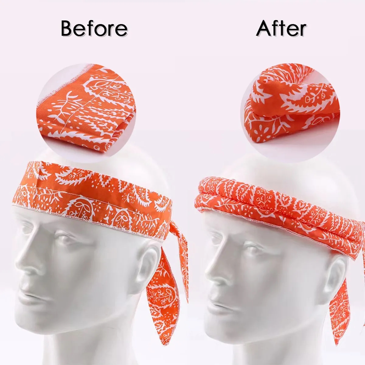 Reusable Cooling Bandana Headband 7