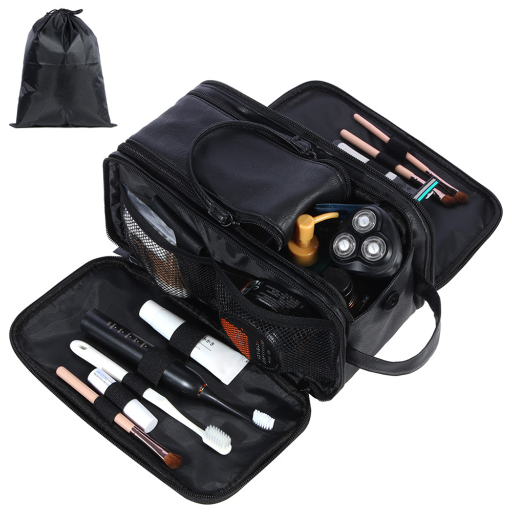 Leather Large Shaving Dopp Bag 4
