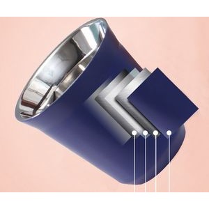 304 Stainless Steel Double Layer Coffee Cup 2