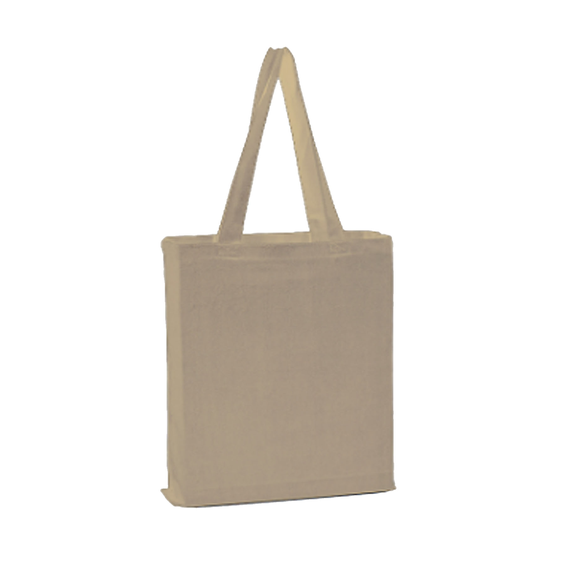 12 oz. Canvas Natural Color Tote Bag With Gusset 4