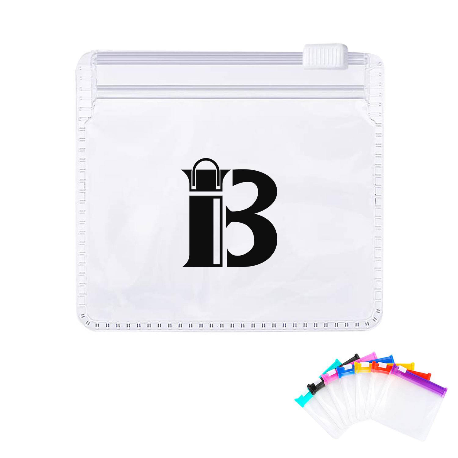 Clear Plastic Pill Pouch Travel Bag Zippered 1