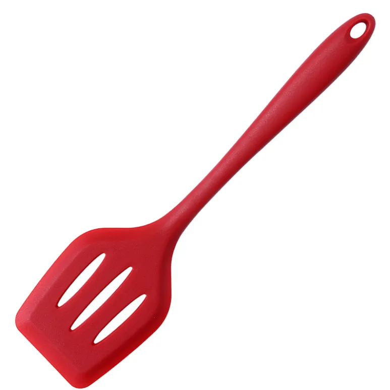 Silicone Small Leakage Shovel Kitchen Tool / Slotted Spatula 3