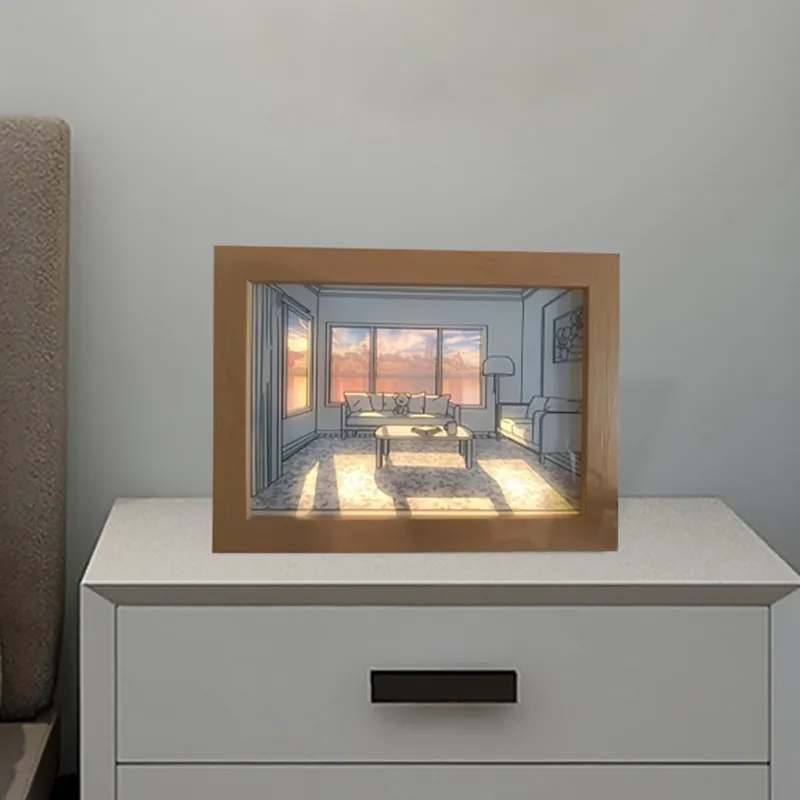 Light Up Painting LED Photo Frame 3