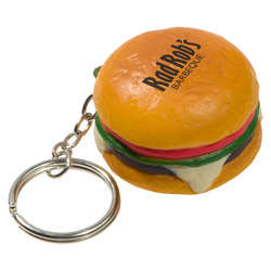 Hamburger Stress Reliever Key Chain 3