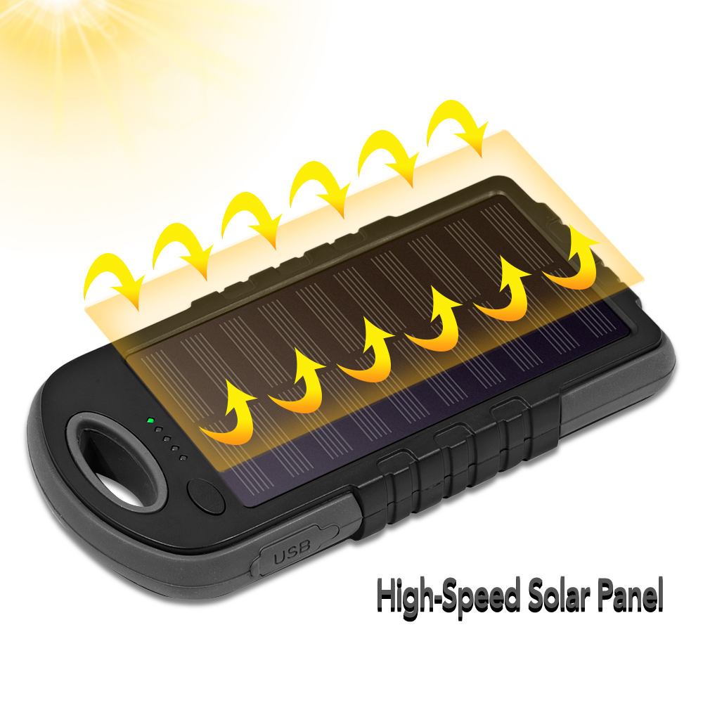 The Usil UL 8000Mah Solar Power Bank 2