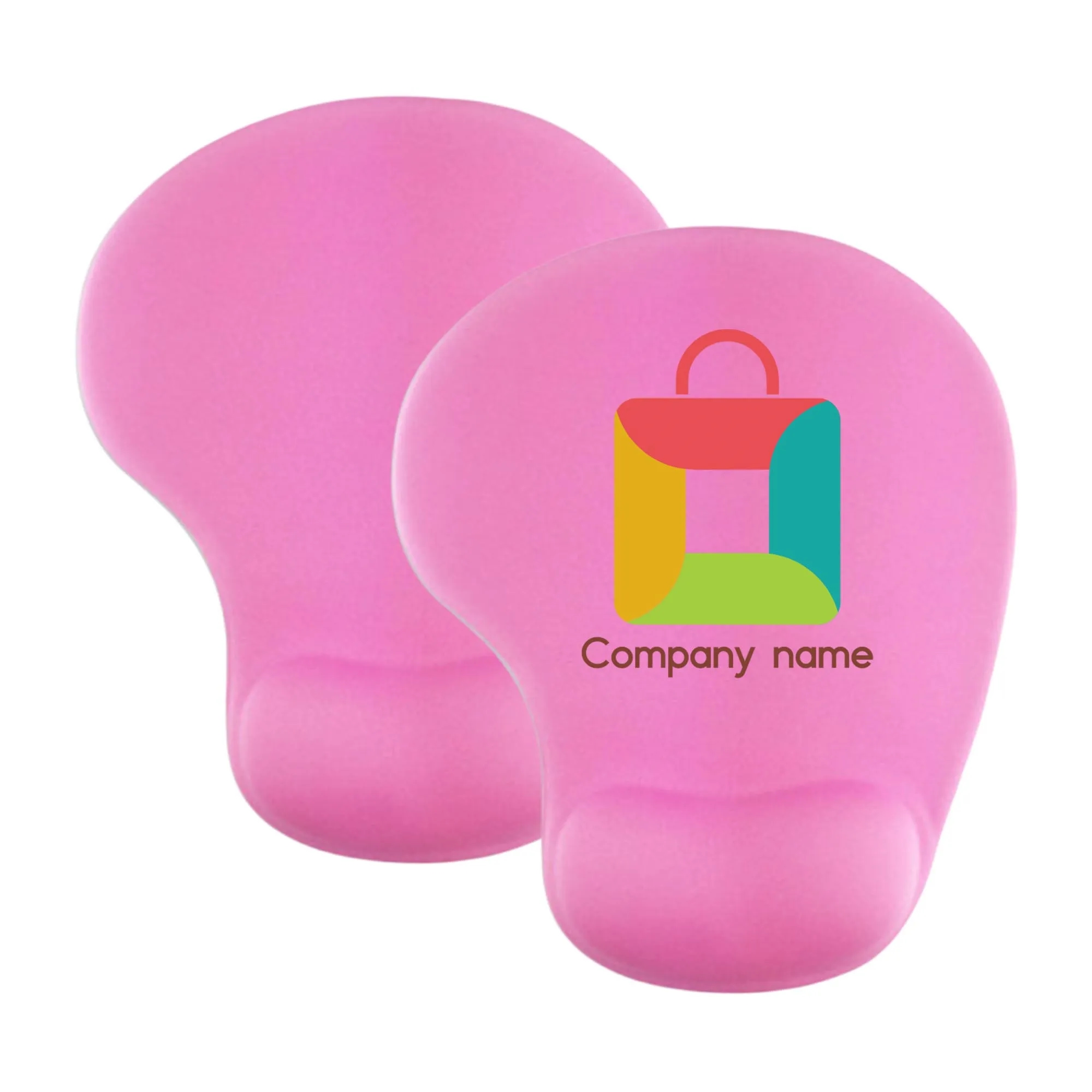 MOQ 20pcs Silicone Foot Styling Non-Slip Mouse Pad With Wris 3