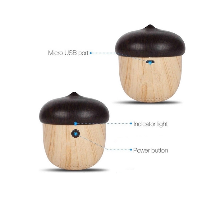 Nut Shape Wood Wireless Speaker 6