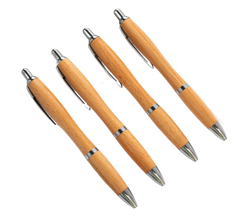 Eco-friendly Retractable Bamboo Pen 9