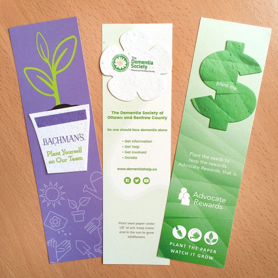 Single-Sided Large Eco Bookmark With Printed Shape 5