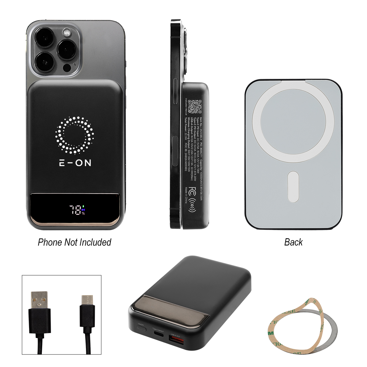 10,000 mAh Wireless Charger Power Bank 6