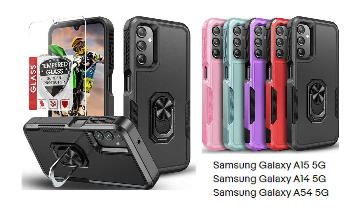 iBank ® Shockproof Case compatible with Galaxy A54/A55/A35/A71/A15/A16/A17 2