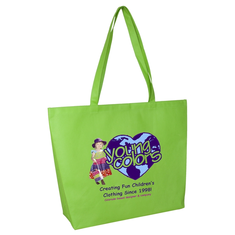 21"W x 15"H x 5" Gusset - "CAROLINA" Large Shopping and Beach Tote Bag 22