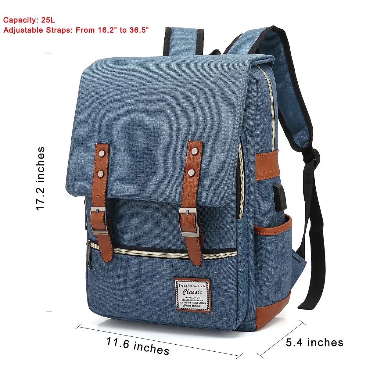 Retro Canvas Fashion Backpack 3