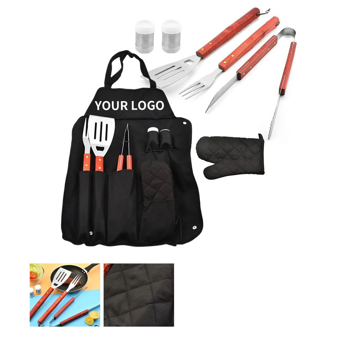 All in One Barbecue Cooking Kit with Storage 2