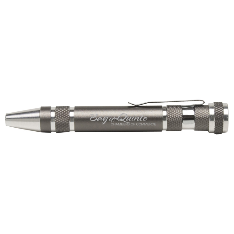 "Great Eight" 8 Bit Metal Screwdriver Tool Kit with Metal Clip 2