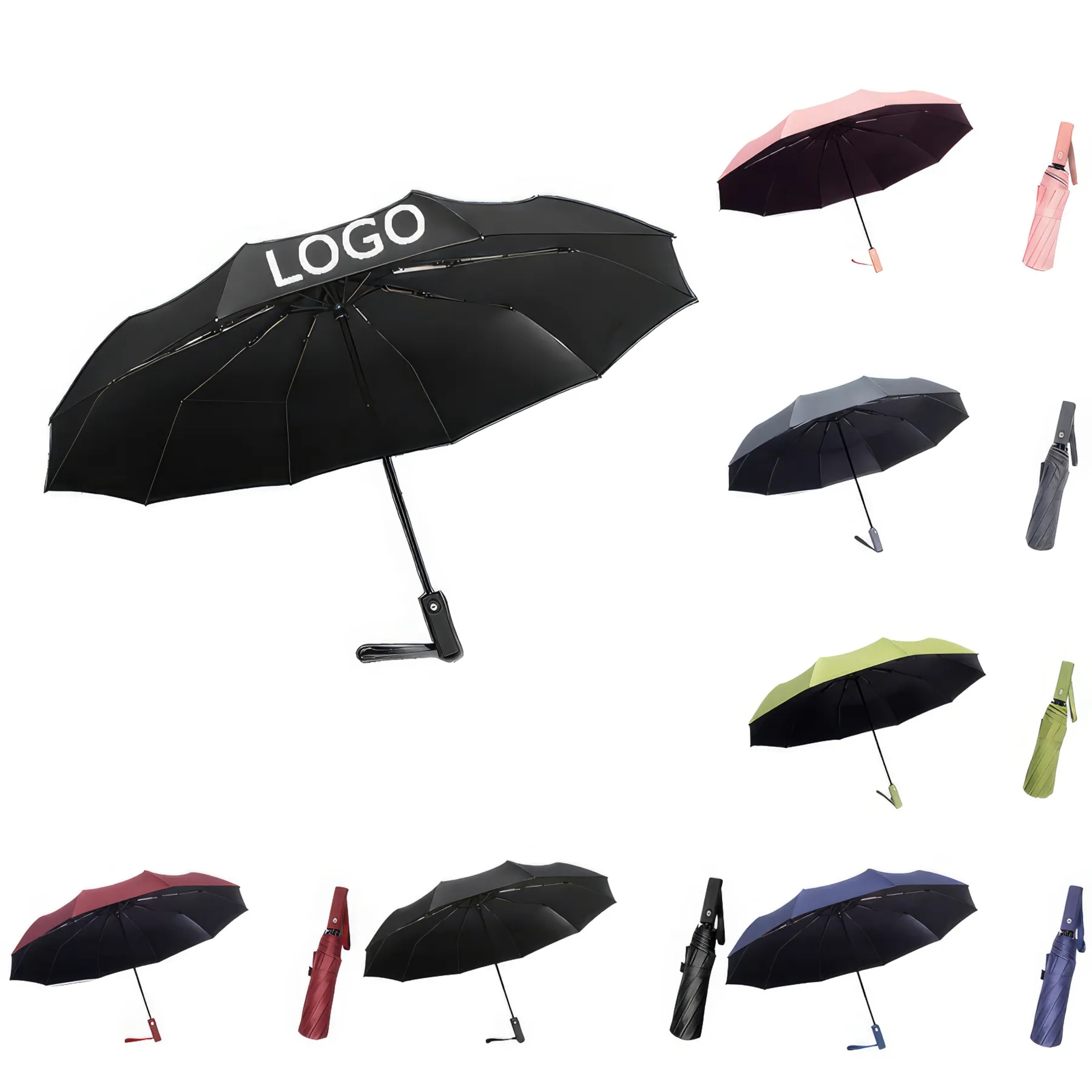 Business Ten Bone Automatic Umbrella 2