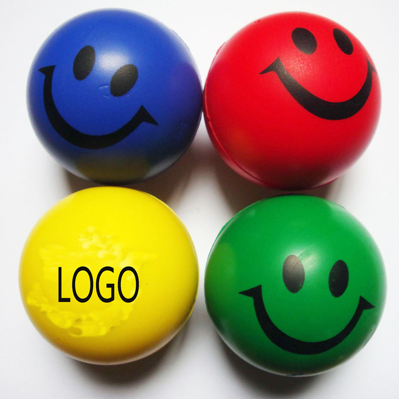 2.5" Round Stress Reliever Squeeze Ball 1