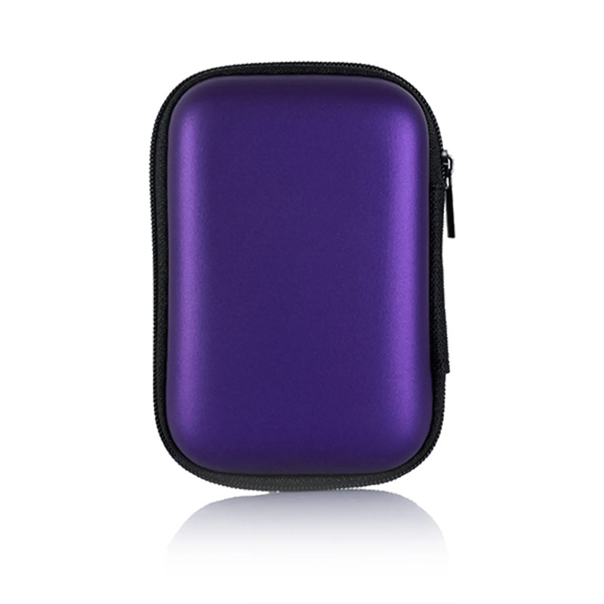 EVA Earphone Storage Pouch Cable Organizer Square Zip Bag 8